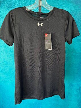 Women's Under Armour Compression Short Sleeve Shirt - Black - Heat Gear - XS